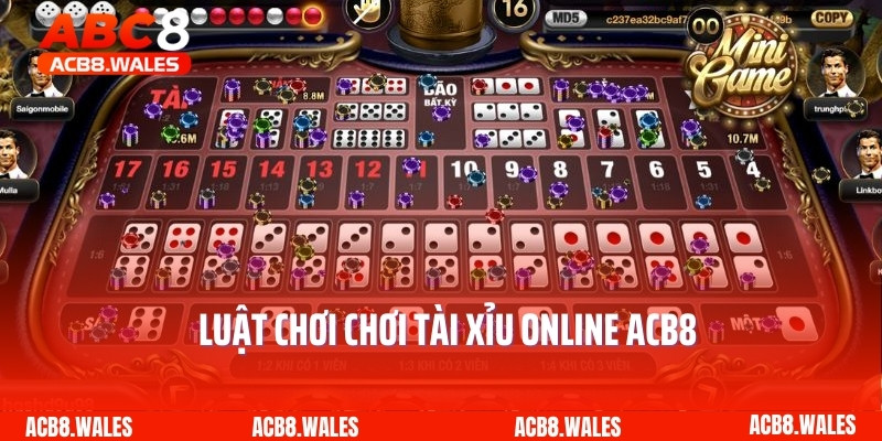 Luật chơi chơi tài xỉu online ACB8